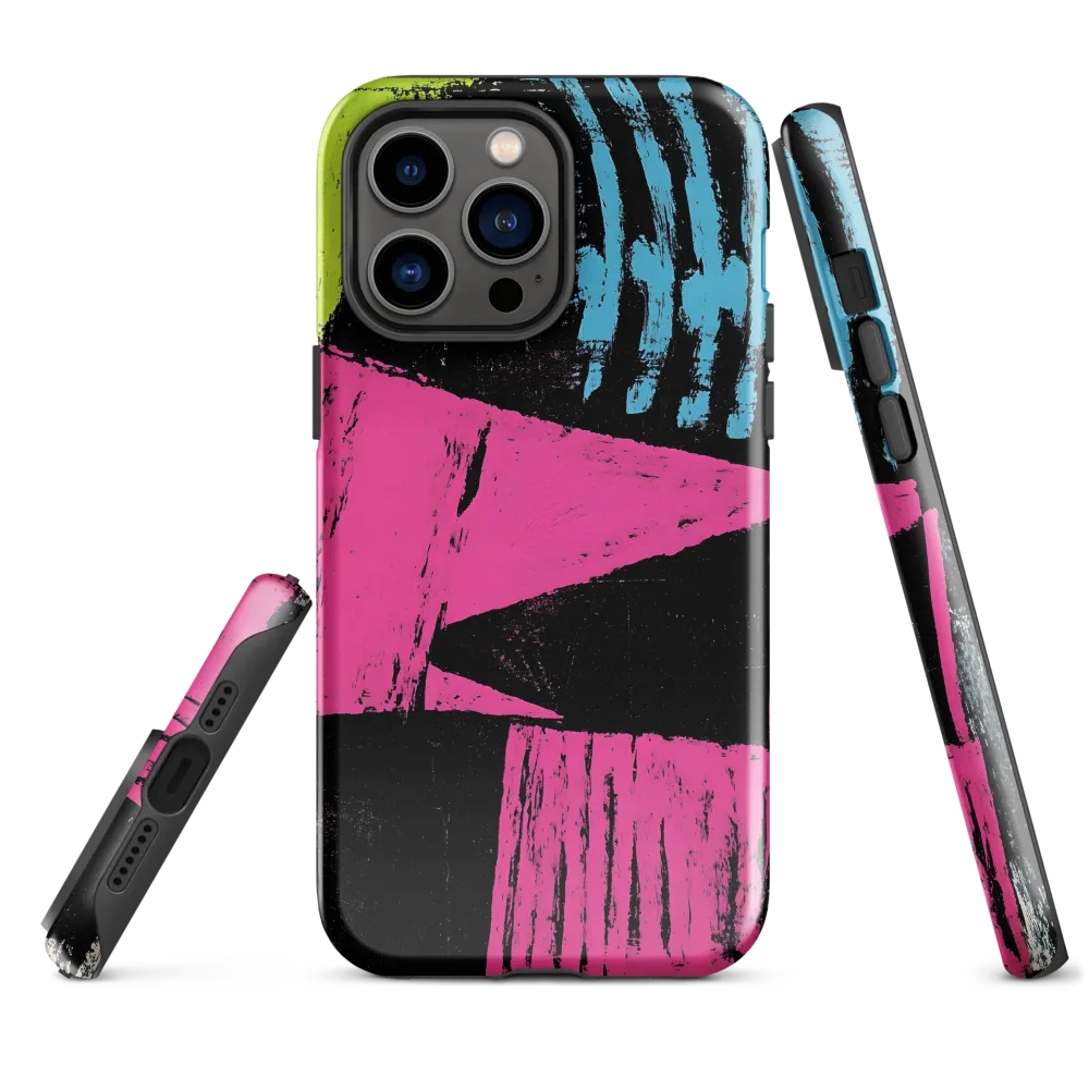 Dynamic Geometry | Phone Case |  14 Pro Max | Tough Case | Glossy
