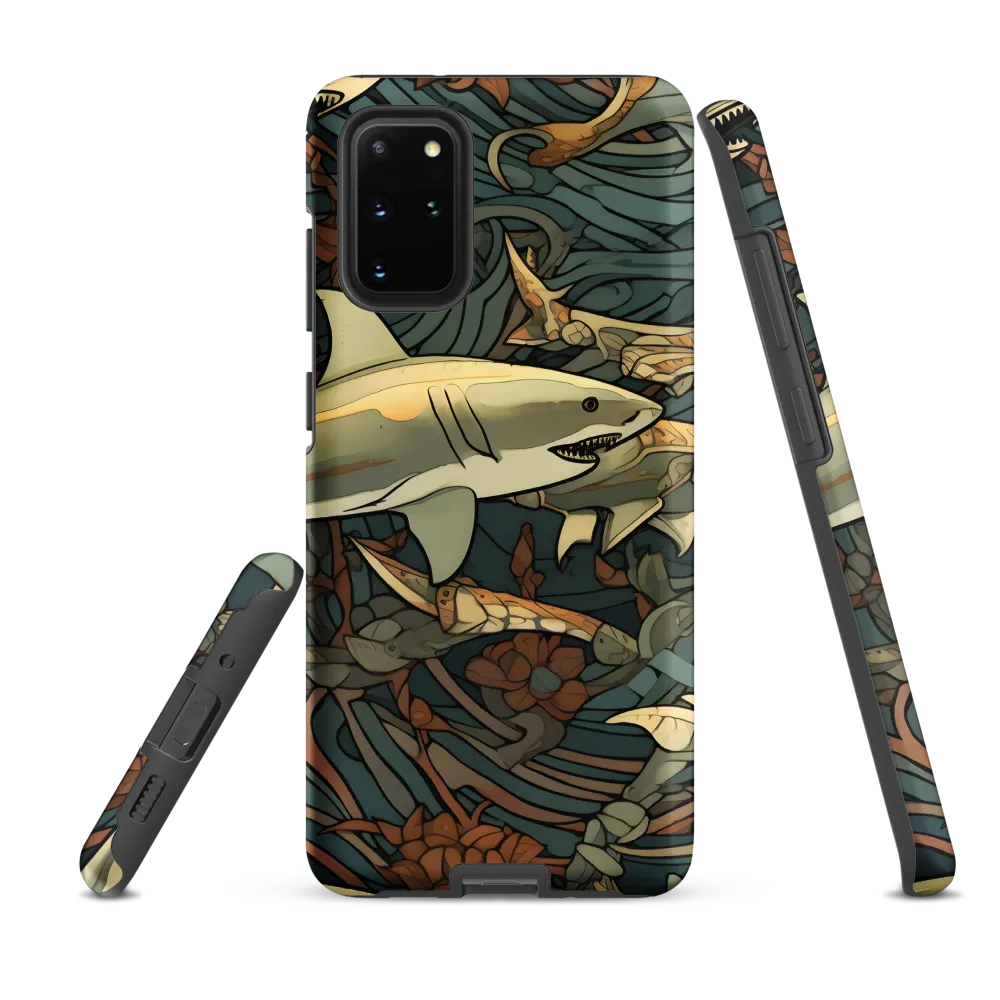 Dynamic Harmony of Sharks and Flora