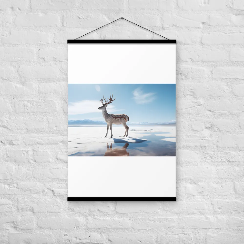 Majesty in Reflection | Poster With Black Wood Hanger | 24″×36″