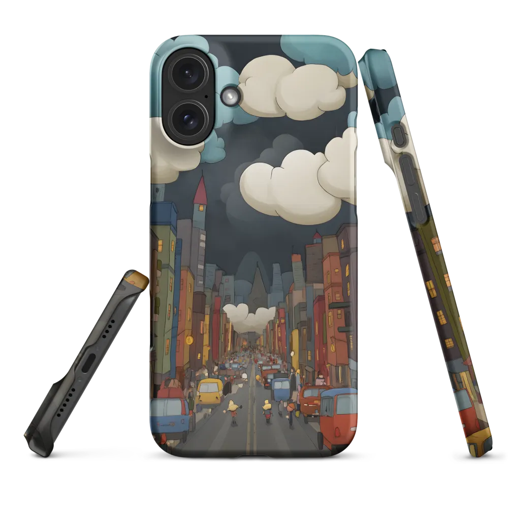 Urban Symphony: A City Awakens at Dusk | Phone Case |  16 Plus | Snap Case | Matte