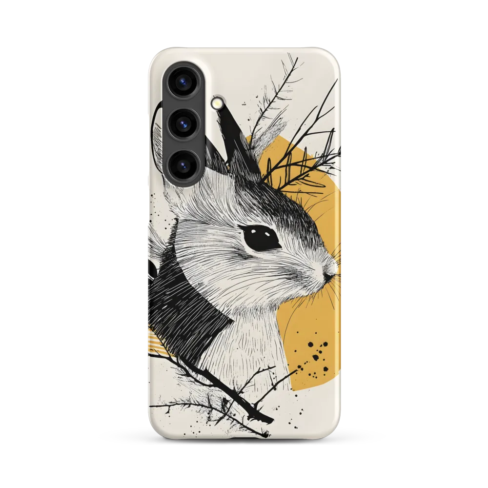 Ethereal Rabbit: A Study in Line Art
