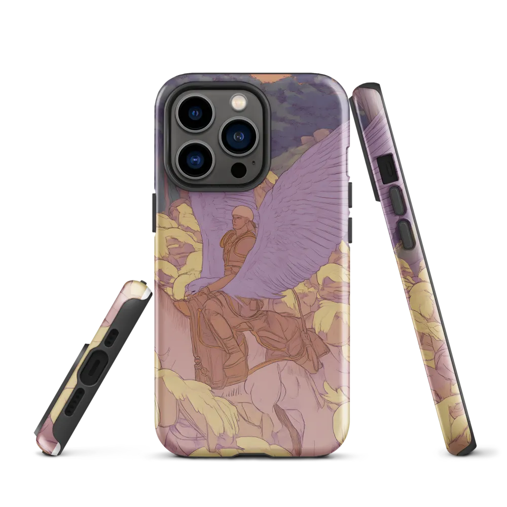 The Winged Guardian | Phone Case |  13 Pro | Tough Case | Glossy