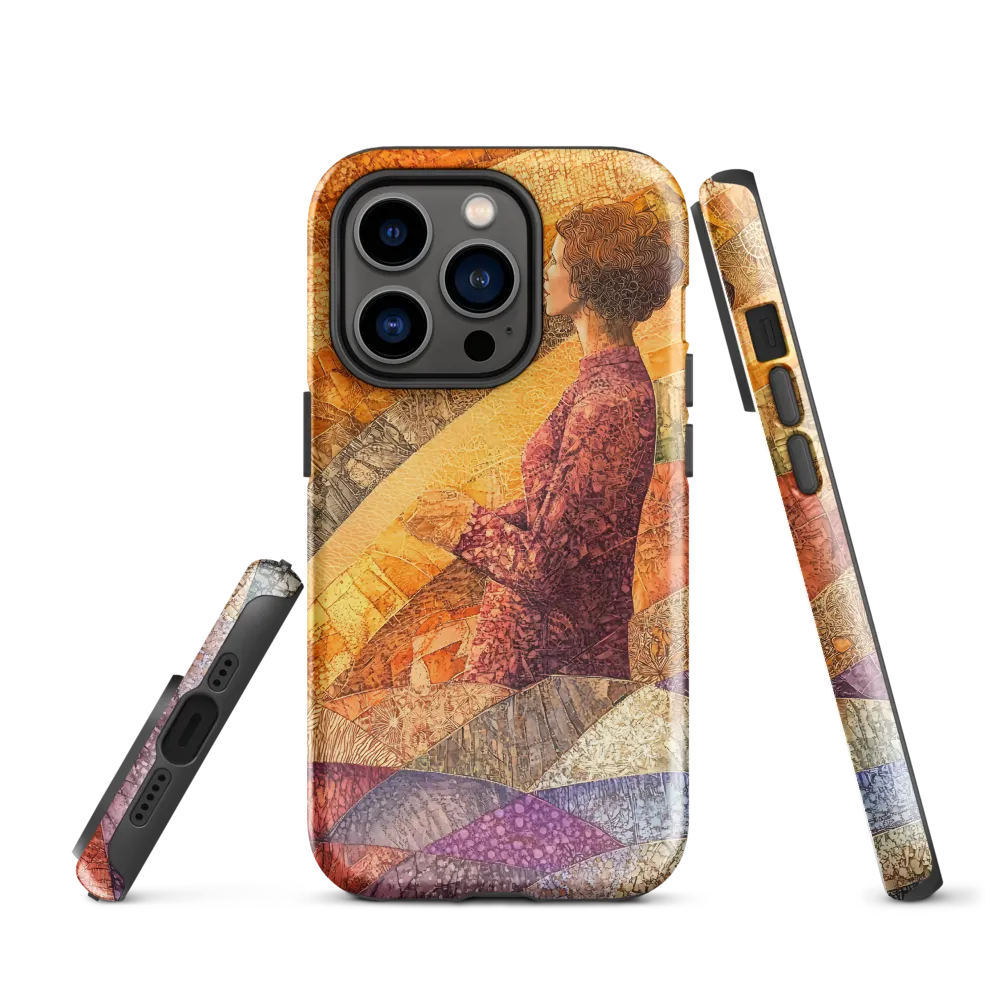 Whispers of Contemplation | Phone Case |  14 Pro | Tough Case | Glossy