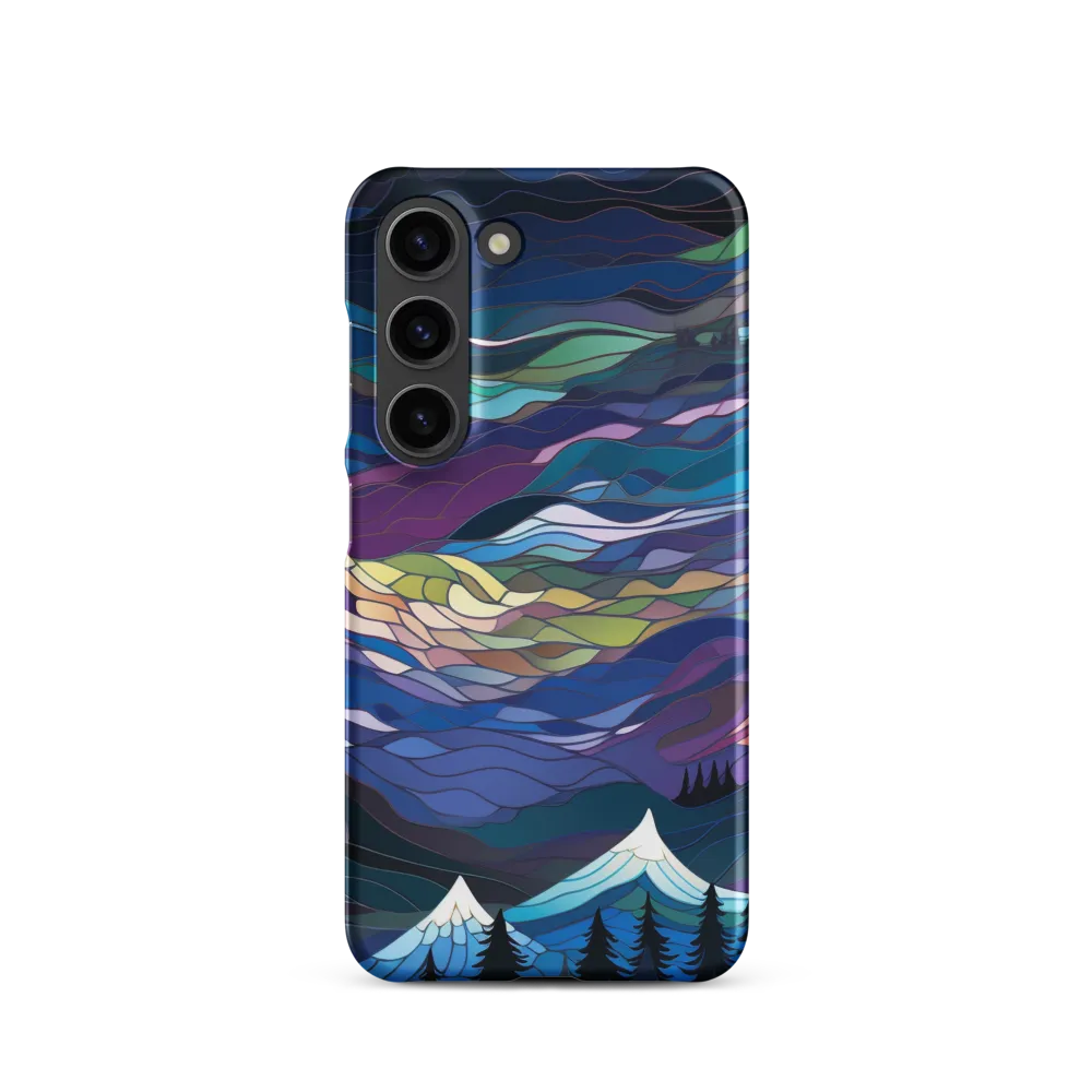 Twilight Peaks: An Abstract Mountain Landscape
