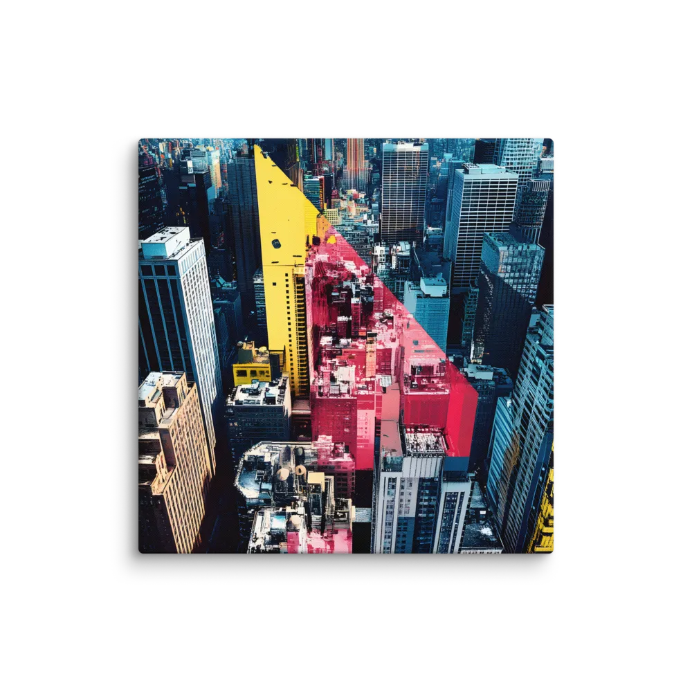 Dynamic Urban Symphony | Canvas | 36″×36″