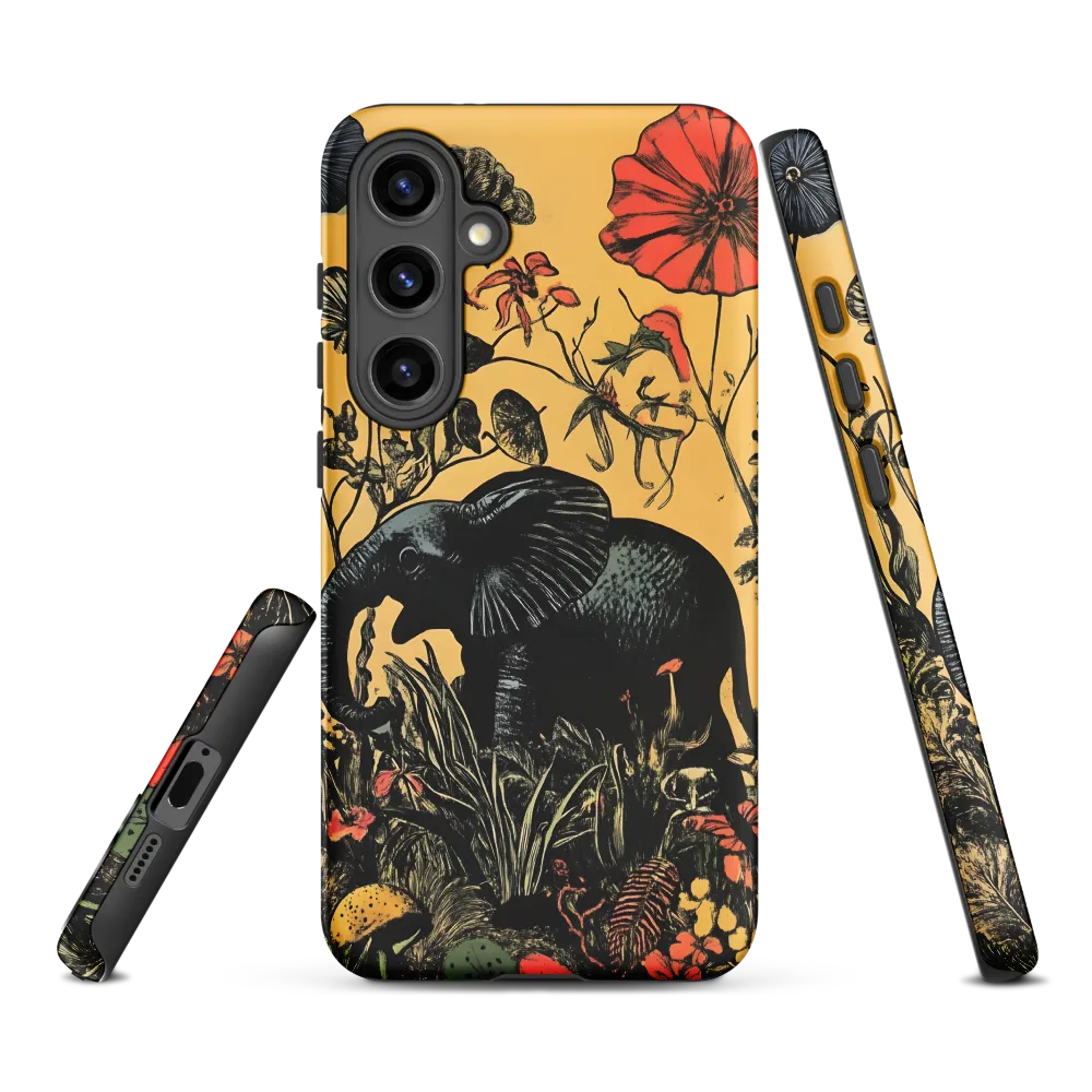 Floral Majesty: The Elephant's Sanctuary
