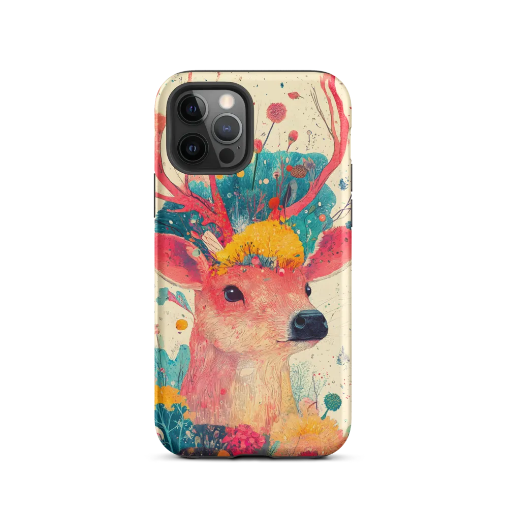 Whimsical Harmony: A Deer in Bloom