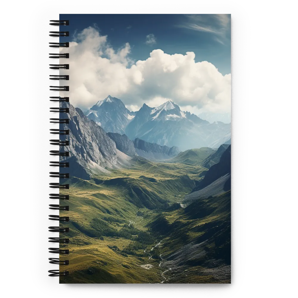 Serenity in the Mountains | Spiral Notebook