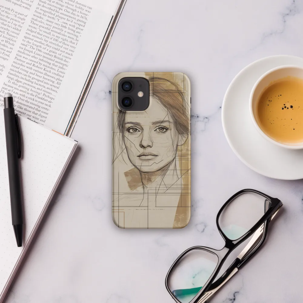 Geometric Elegance: A Modern Portrait