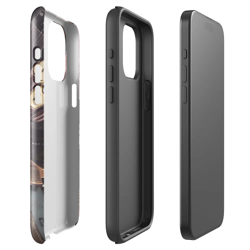 Urban Symphony: Aerial Views of the City | Phone Case |  15 Pro Max | Tough Case | Glossy