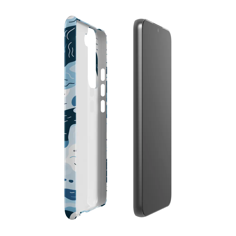 Flowing Waters: An Abstract Journey | Phone Case |  S22 Plus | Snap Case | Matte