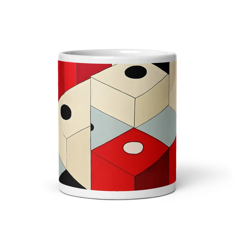 Dynamic Cubism | Mug with White inside | 11 oz