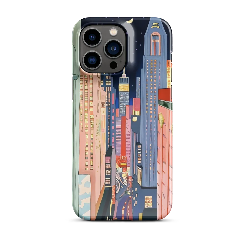 Urban Dreamscape: A Pop Art Night | Phone Case |  14 Pro Max | Snap Case | Glossy