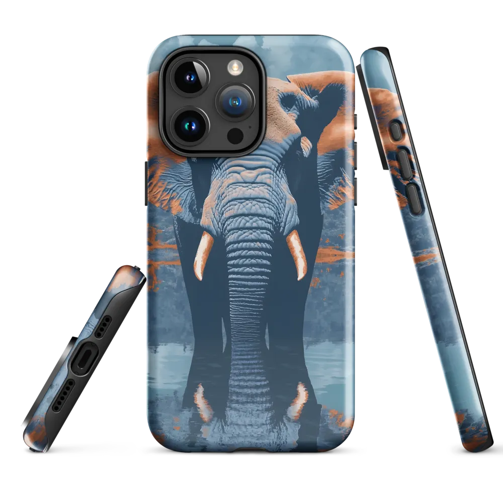 Majestic Reflection: The Elephant's Serenade