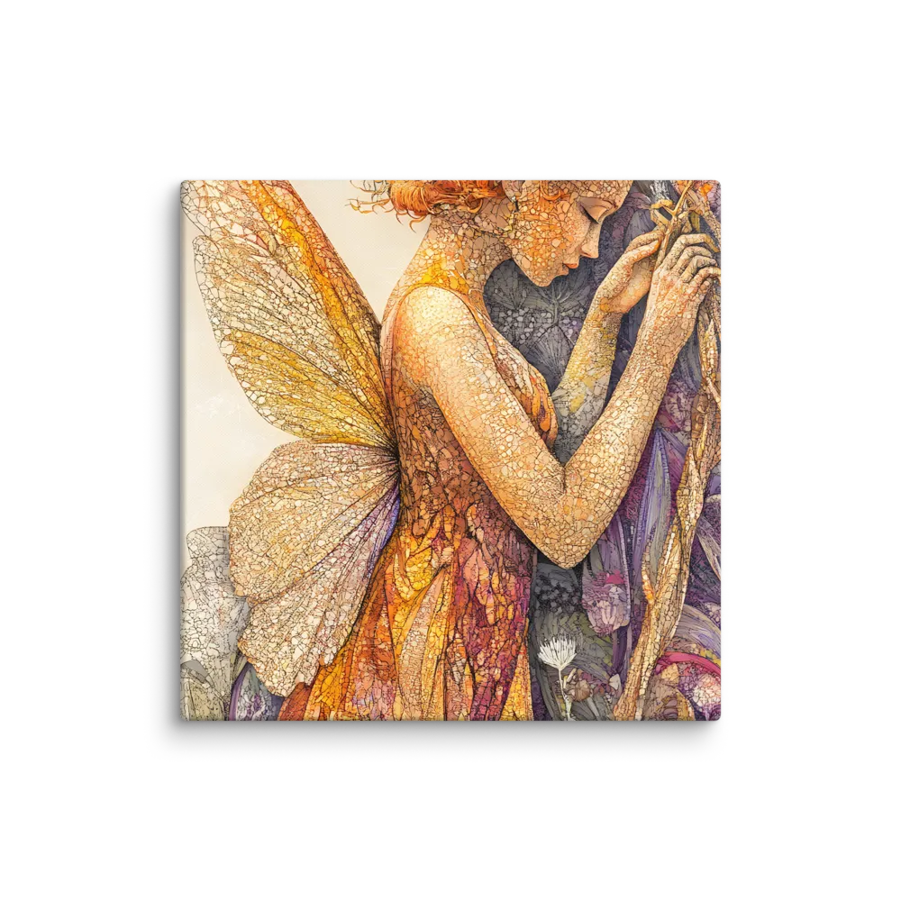 Whispers of the Frosted Meadow | Canvas | 36″×36″