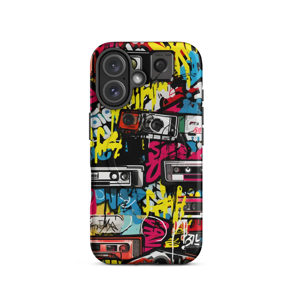 Urban Nostalgia: A Retro Cassette Explosion