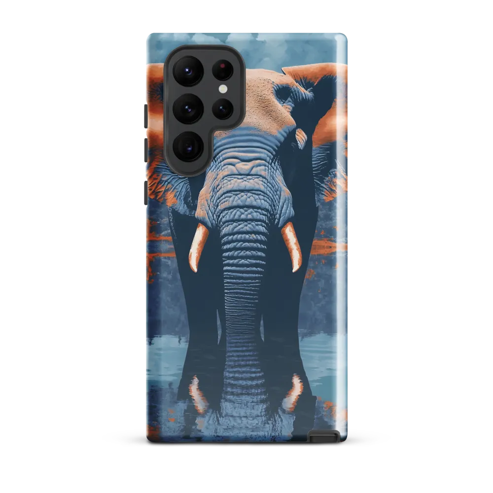 Majestic Reflection: The Elephant's Serenade