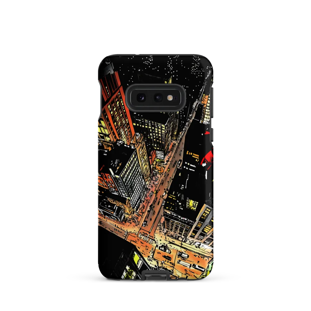 Urban Nightscape: A Bird's-eye View