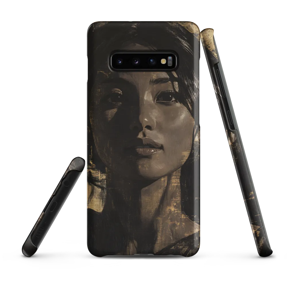 Golden Gaze: A Contemporary Portrait