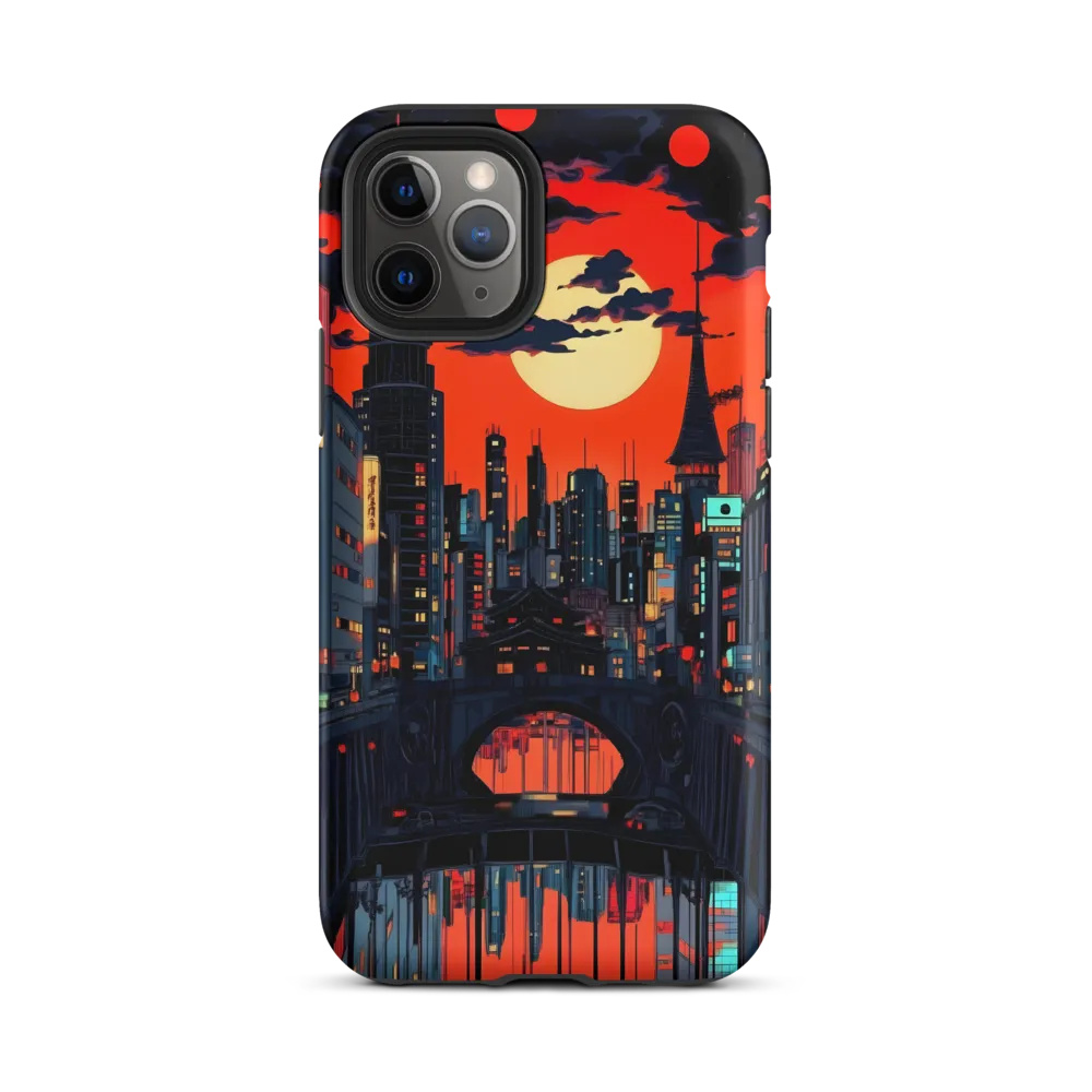 Nightfall in a Neon City
