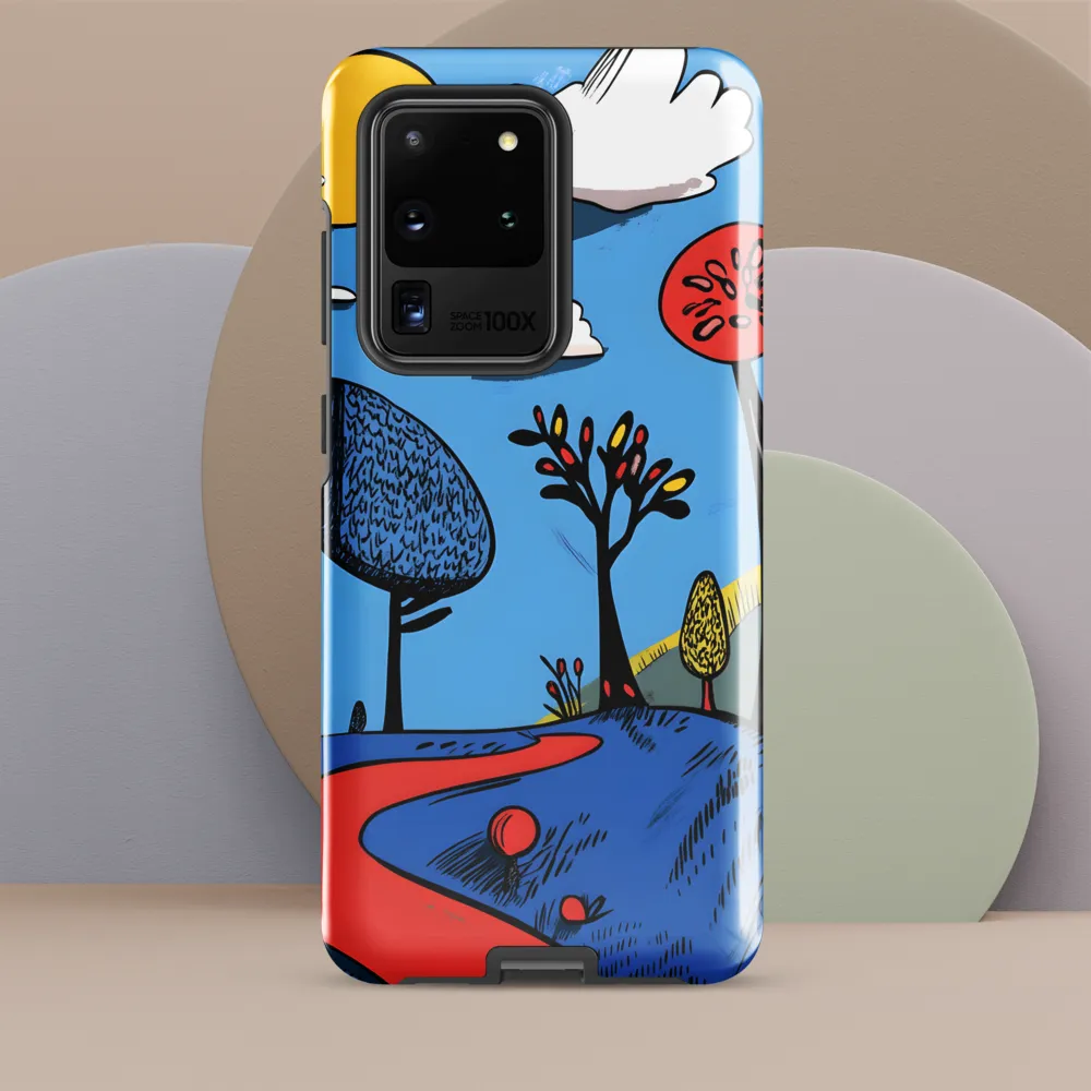 A Playful Journey Through Whimsical Woods | Phone Case |  S20 Ultra | Tough Case | Glossy