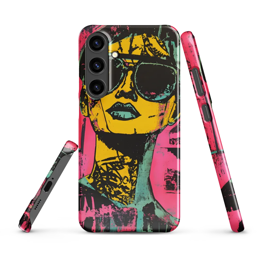 Confident Portrait in Neon Colors