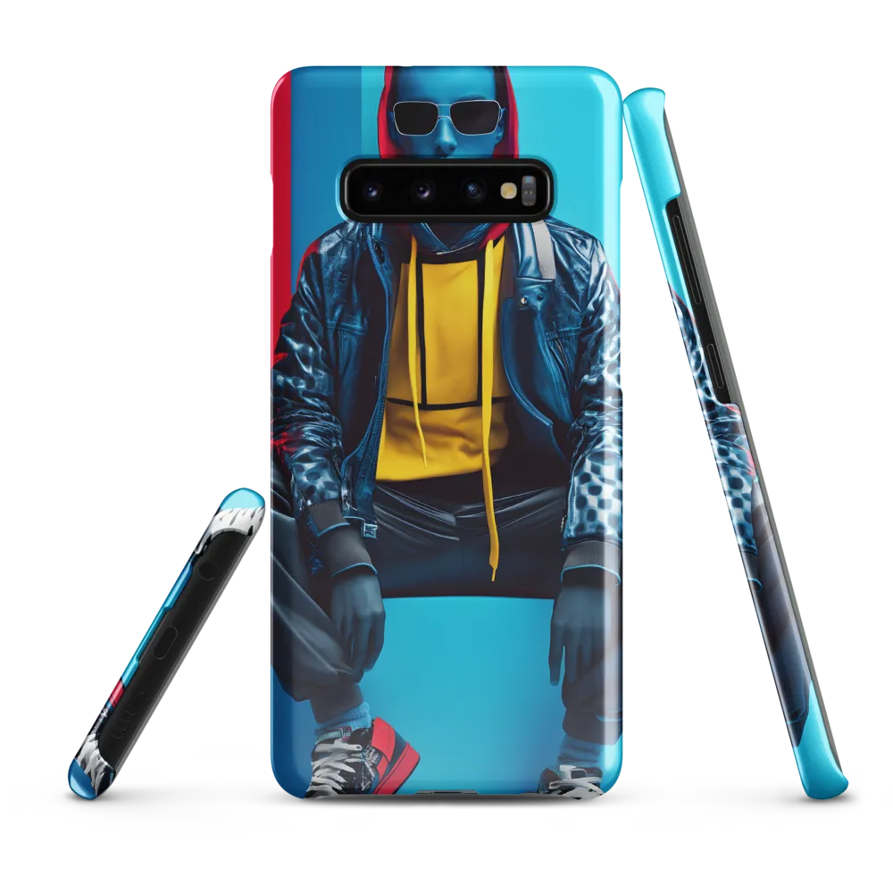 Chroma Cool: A Modern Fashion Statement | Phone Case |  S10 Plus | Snap Case | Glossy