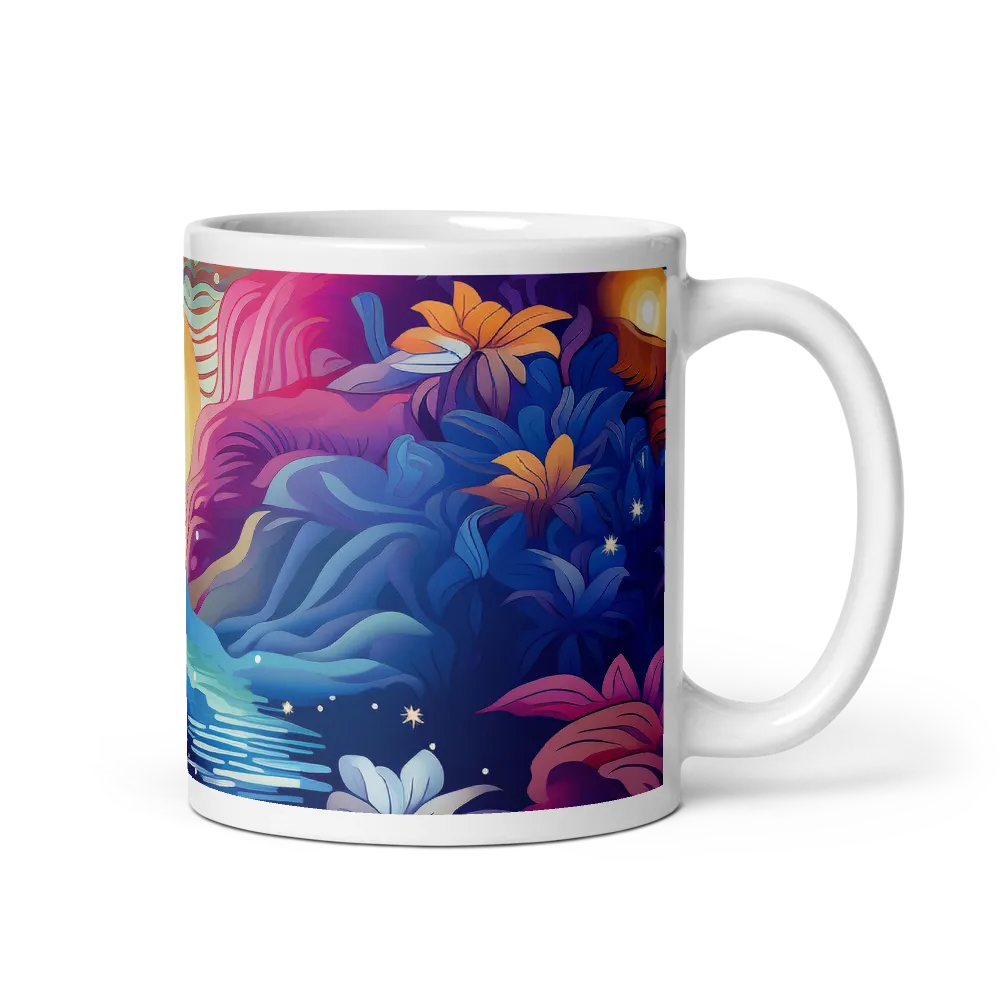 Tropical Dreamscape | Mug with White inside | 11 oz