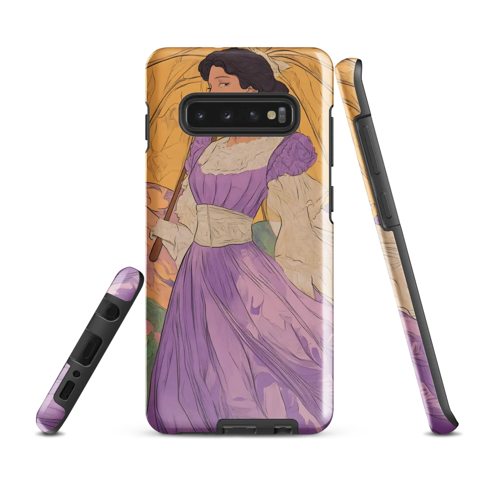 Elegance Under the Umbrella | Phone Case |  S10 Plus | Tough Case | Glossy