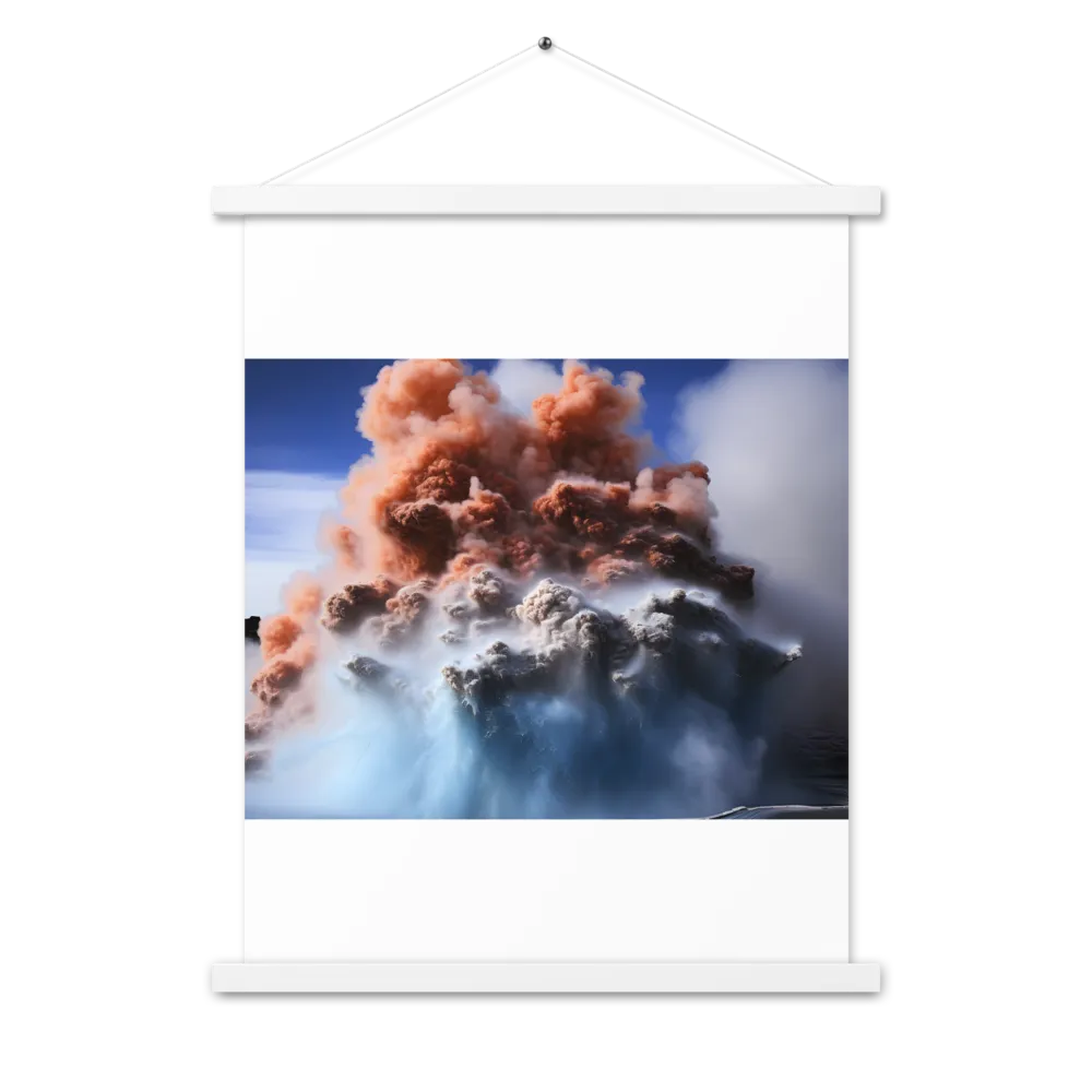 Eruption of Elements | Poster With White Wood Hanger | 18″×24″