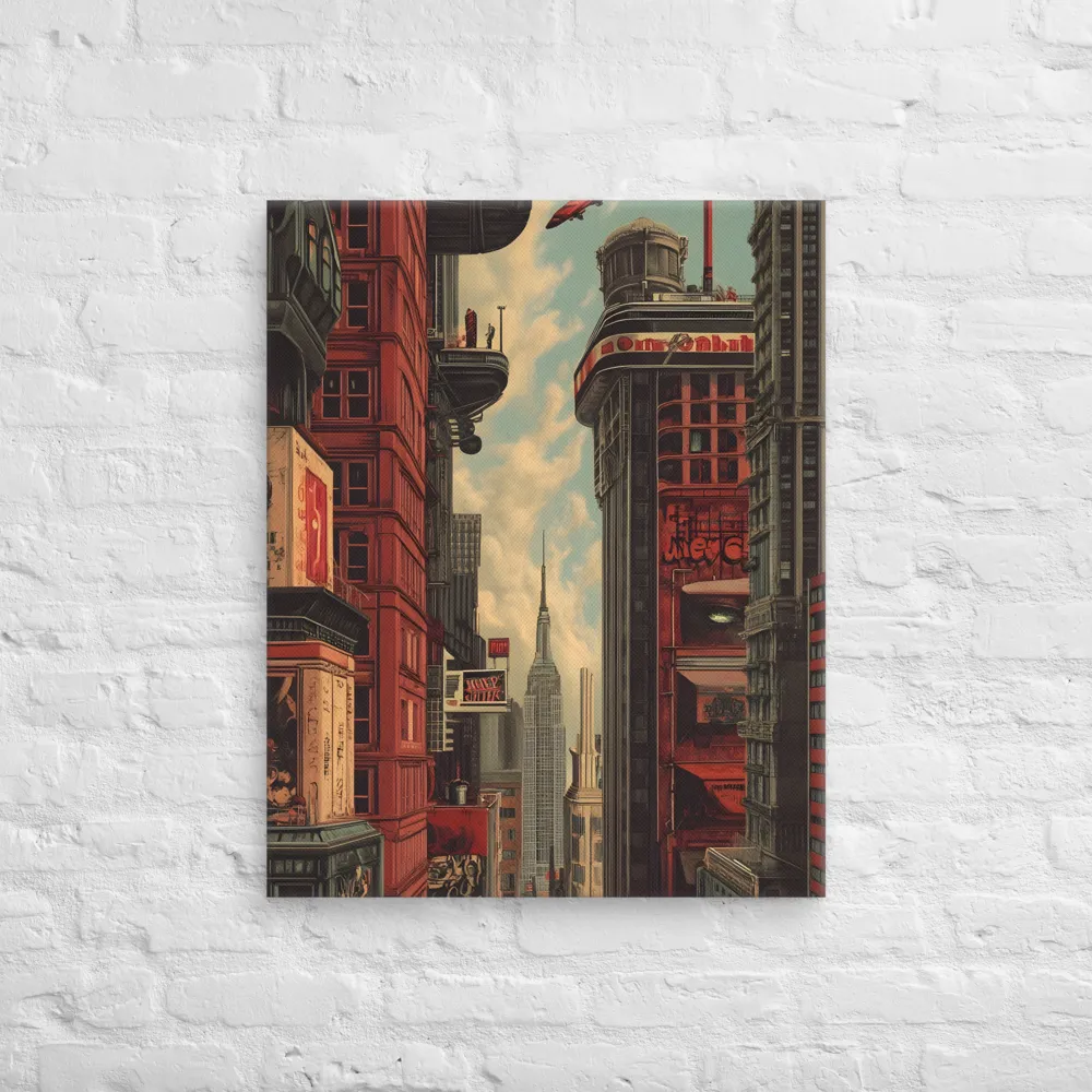 A Glimpse of Tomorrow: Urban Ambition | Canvas | 24″×30″