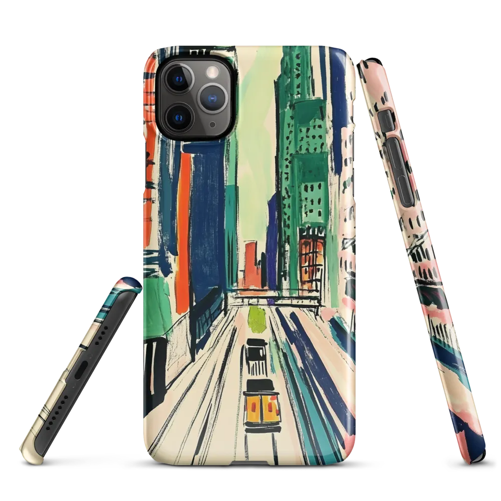 Urban Vibrance: A City in Motion | Phone Case |  11 Pro Max | Snap Case | Glossy