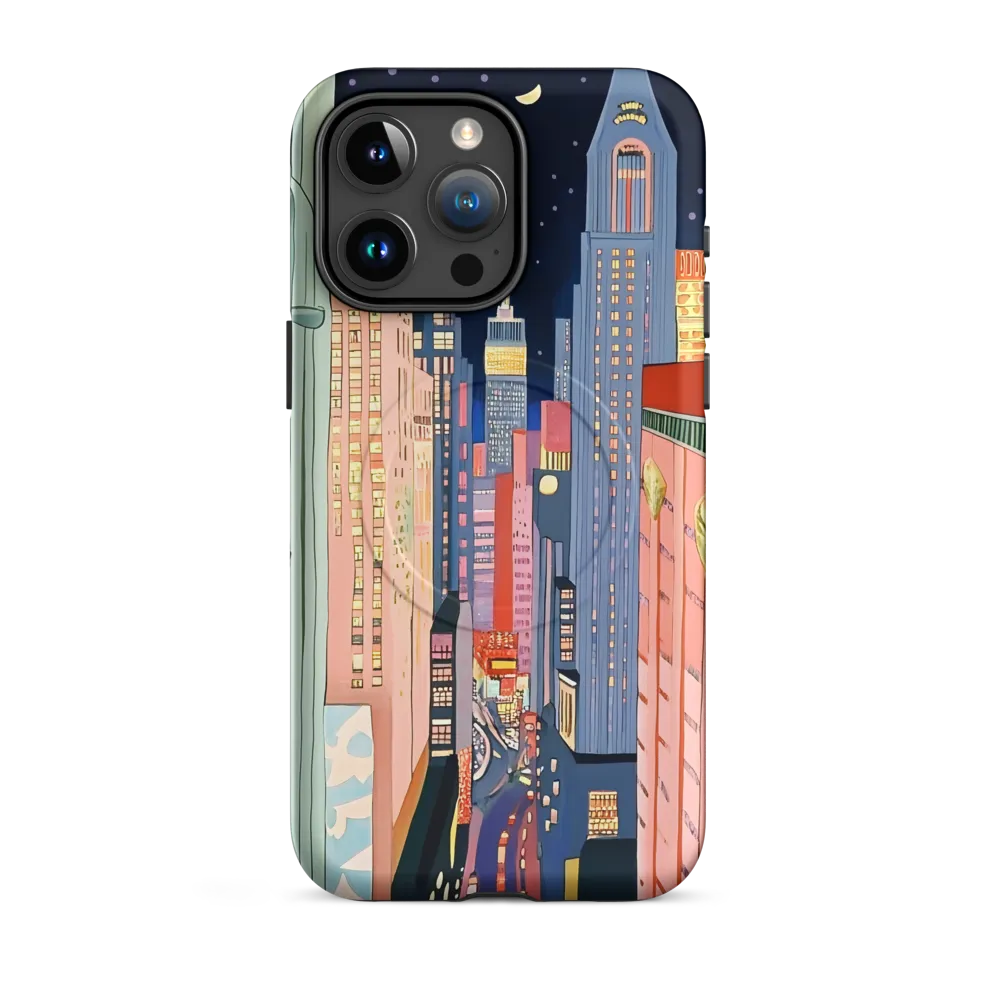 Urban Dreamscape: A Pop Art Night | Phone Case |  15 Pro Max | MagSafe® Tough Case | Matte