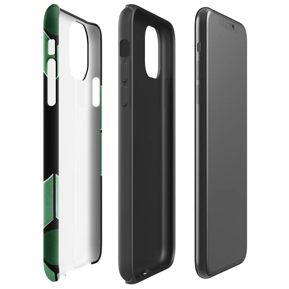 Dynamic Geometric Harmony | Phone Case |  11 Pro Max | Tough Case | Glossy