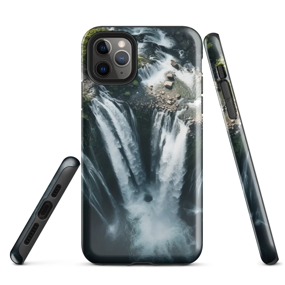 Nature's Power: The Cascading Waterfall | Phone Case |  11 Pro Max | Tough Case | Glossy