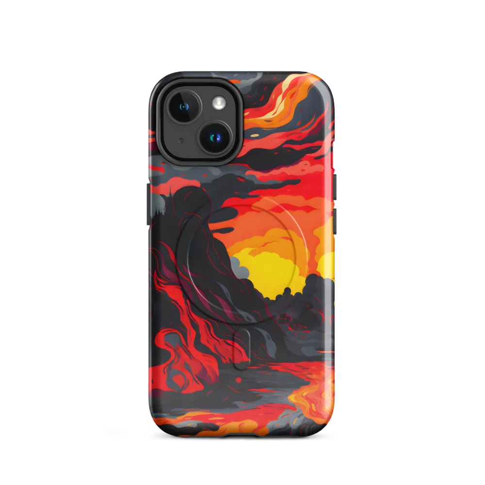 Eruption of Colors | Phone Case |  14 | MagSafe® Tough Case | Glossy