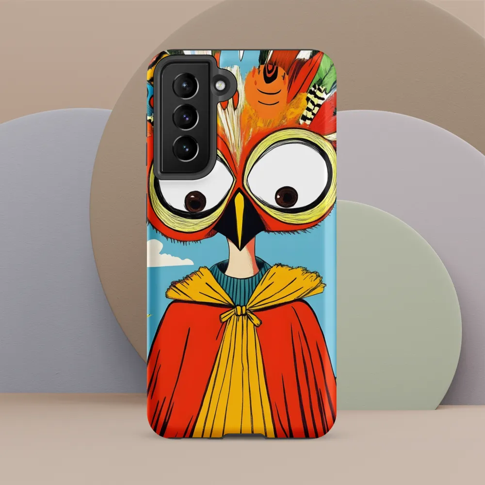 A Whimsical Encounter: The Owl-Human Fusion