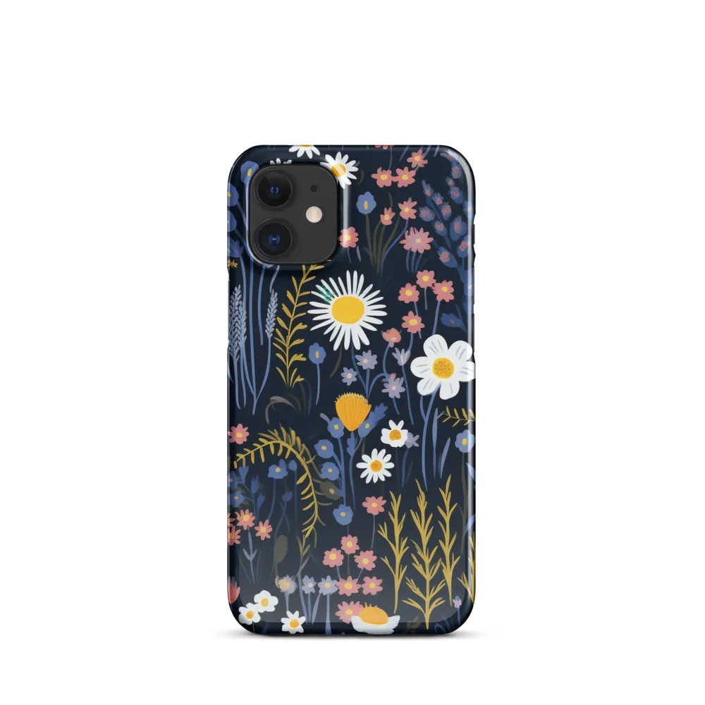 Botanical Harmony: A Floral Symphony | Phone Case |  12 Mini | Snap Case | Glossy
