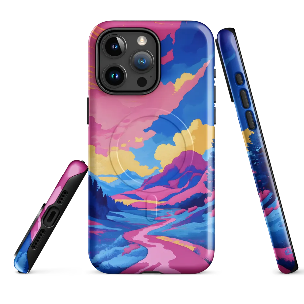 Dreamscape: The Serene River | Phone Case |  15 Pro Max | MagSafe® Tough Case | Glossy