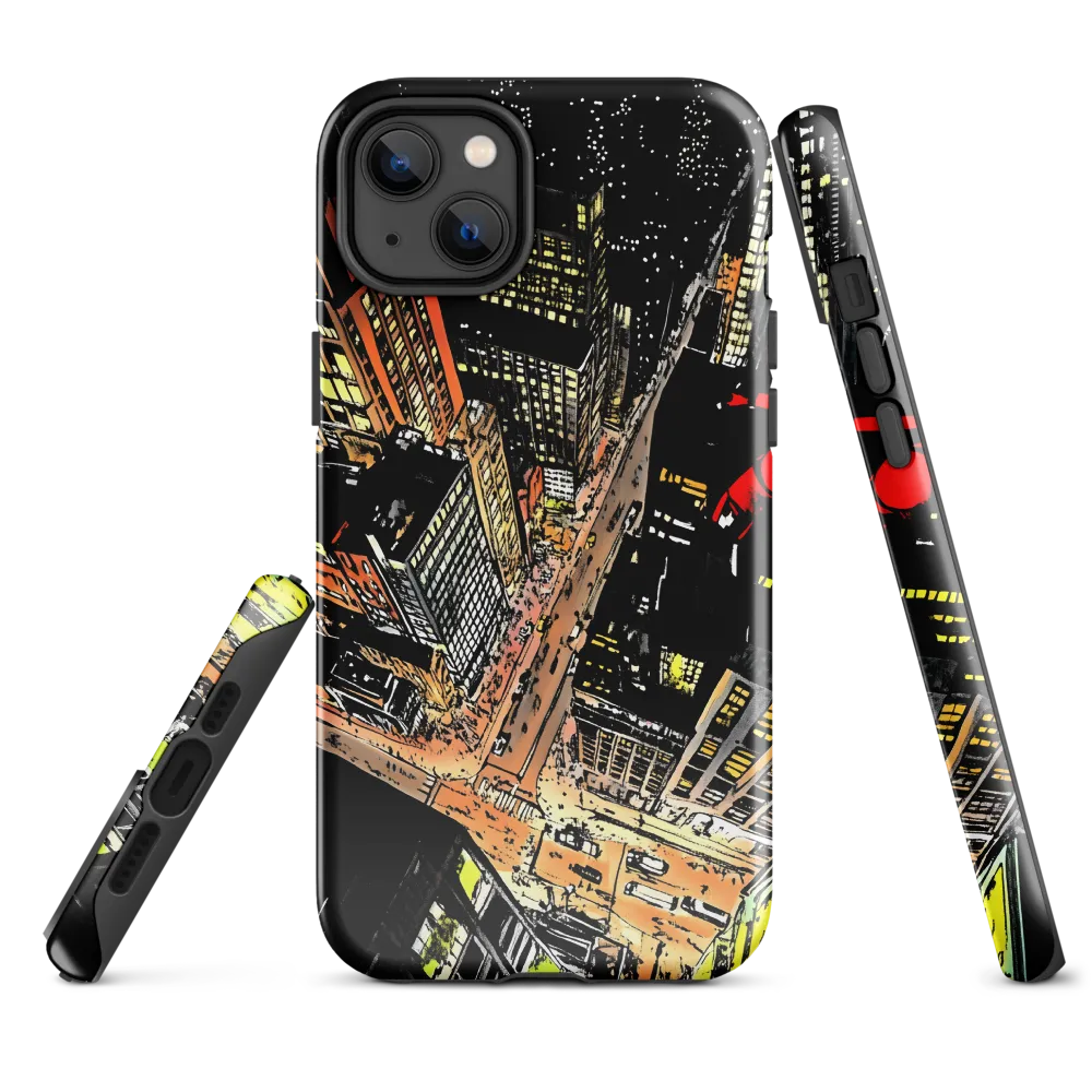 Urban Nightscape: A Bird's-eye View