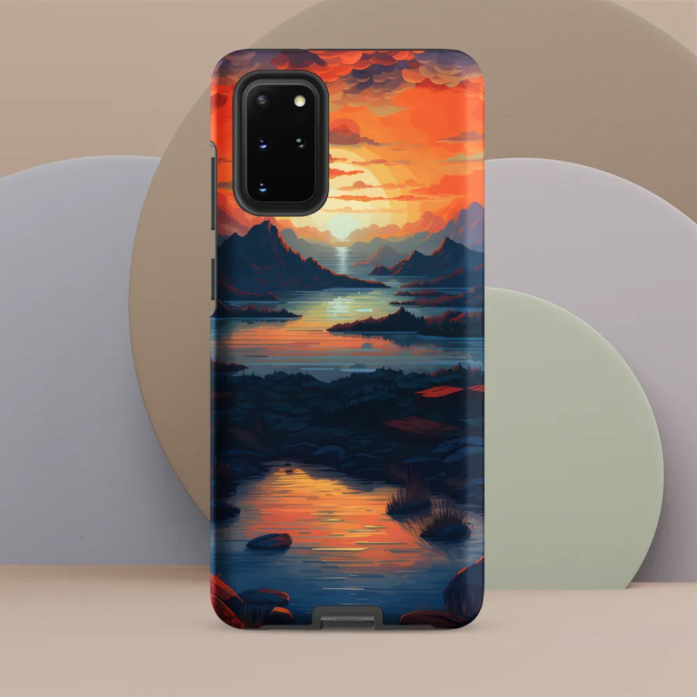 Ethereal Evening: A Digital Dusk