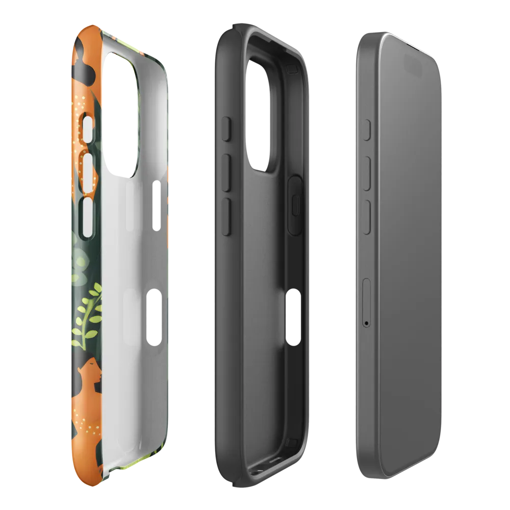 Playful Harmony in Patterns | Phone Case |  16 Pro | Tough Case | Glossy