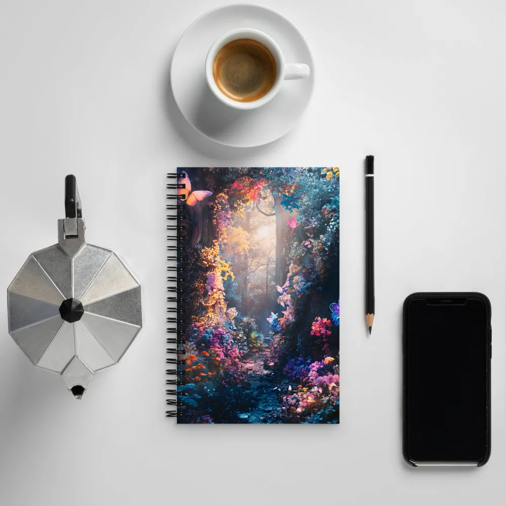 Enchanted Butterfly Forest | Spiral Notebook