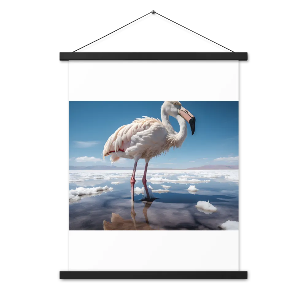 Graceful Solitude of a Flamingo