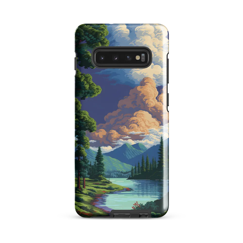 Serenity in Nature: A Lush Landscape | Phone Case |  S10 Plus | Tough Case | Glossy