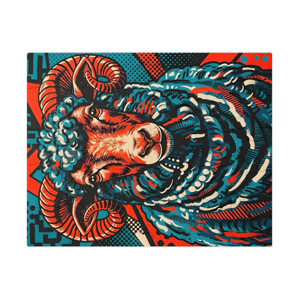 Electric Ram 
 Jigsaw Puzzle in Tin Box