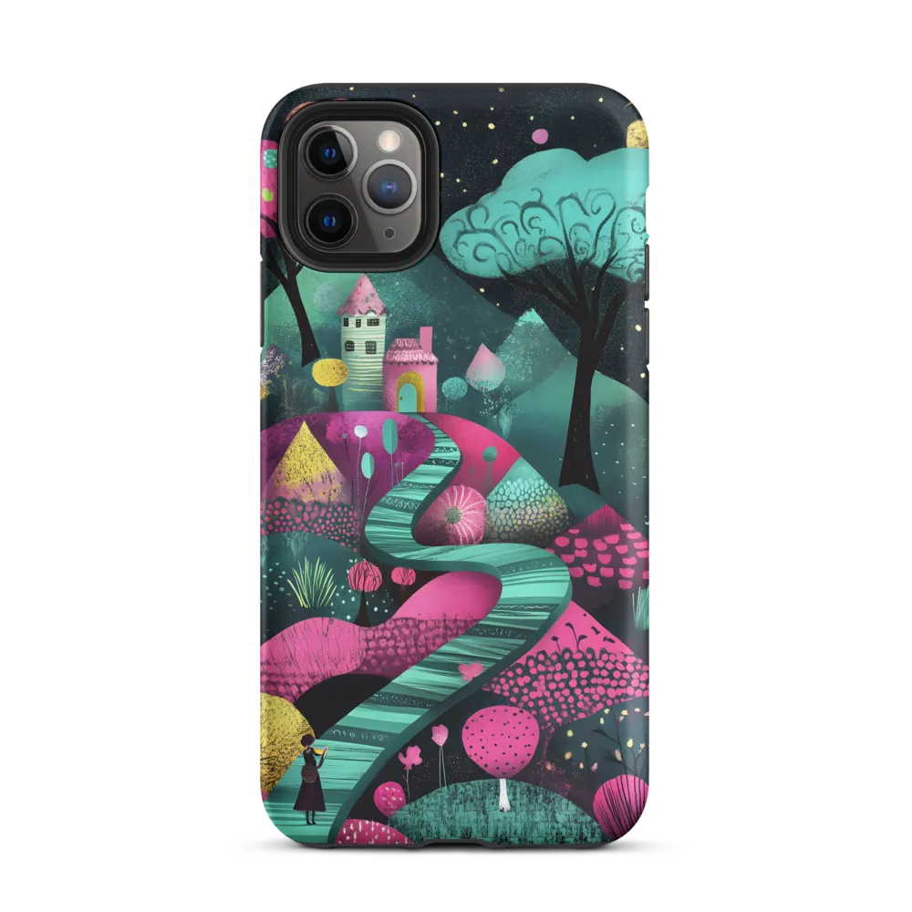 Whimsical Journey through Colorful Lands | Phone Case |  11 Pro Max | Tough Case | Matte
