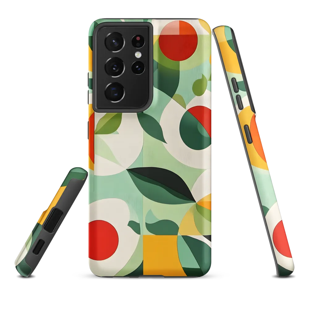 Harmony in Shapes: A Playful Abstract Design | Phone Case |  S21 Ultra | Tough Case | Matte