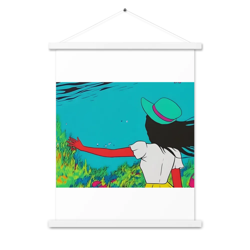Whimsical Encounter | Poster With White Wood Hanger | 18″×24″