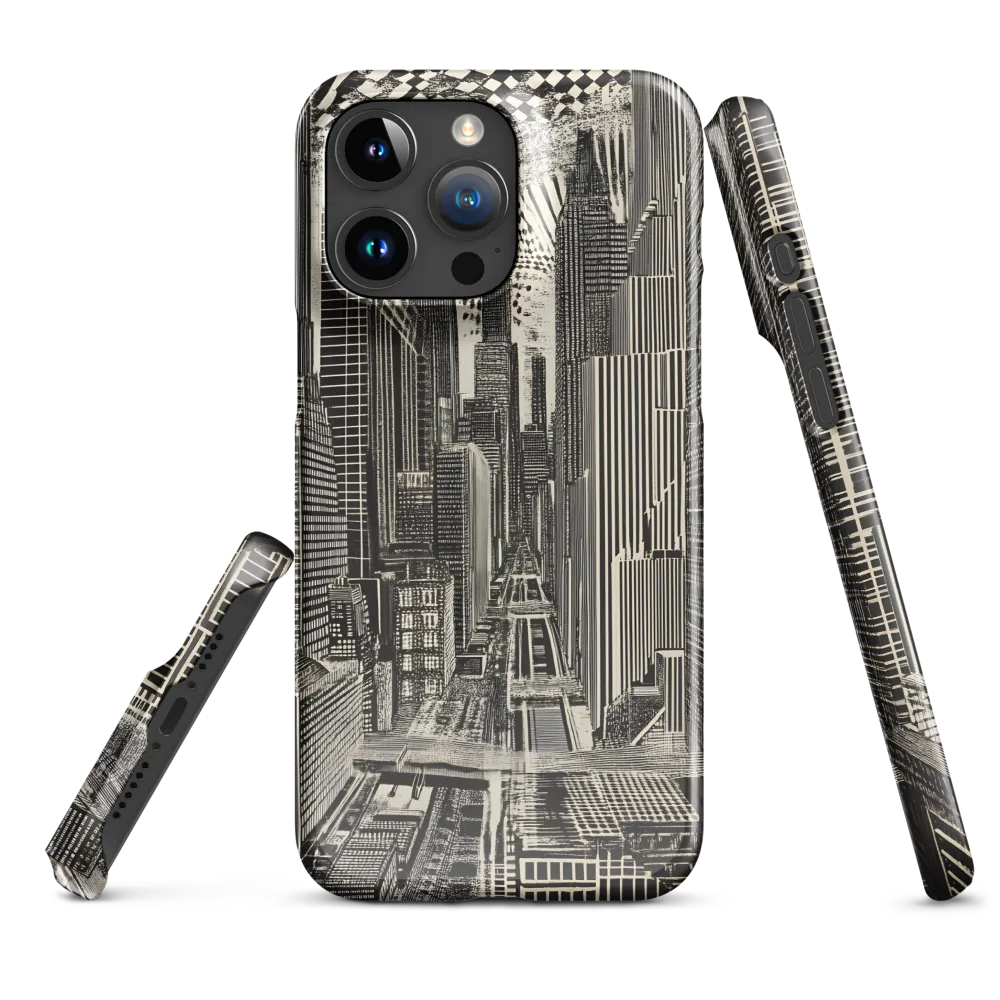 Urban Dreams: A Surreal Cityscape | Phone Case |  15 Pro Max | Snap Case | Glossy
